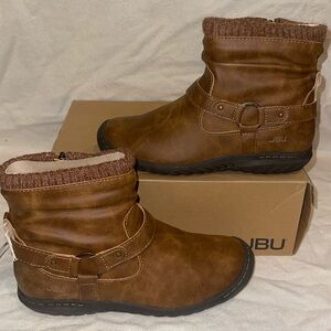 JBU by Jambu Westwood Water Resistant Ankle Boot-Brown-Women size 7 wide